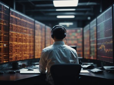 Data science and big data technology Scientist computing analysing